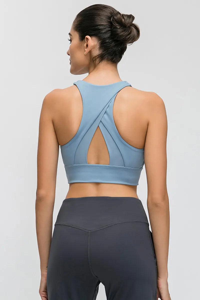 Halter Keyhole Sports Bra - Elena Rae Co.