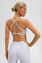 Crisscross Spaghetti Strap Active Cami - Elena Rae Co.