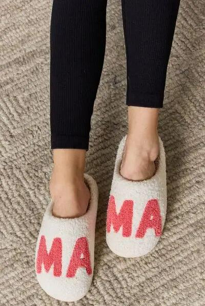 Melody MAMA Pattern Cozy Slippers - Elena Rae Co.