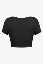 Square Neck Ribbed Crop Top - Elena Rae Co.