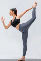 Breathable Wide Waistband Active Leggings with Pockets - Elena Rae Co.