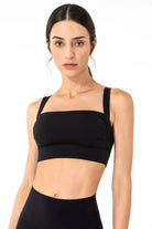 Open Back Pleated Detail Sports Bra - Elena Rae Co.