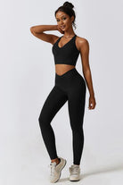 Crisscross Sports Bra and Leggings Set - Elena Rae Co.