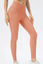 V Shape Waistband Slim Fit Long Sports Pants - Elena Rae Co.