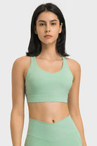 Breathable Crisscross Back Sports Bra - Elena Rae Co.