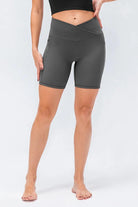 Slim Fit V-Waistband Sports Shorts - Elena Rae Co.