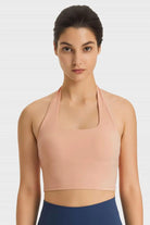 Breathable Halter Neck Sports Bra - Elena Rae Co.