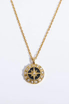 Zircon Decor North Star Pendant Copper Necklace - Elena Rae Co.