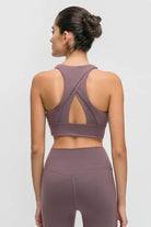 Halter Keyhole Sports Bra - Elena Rae Co.