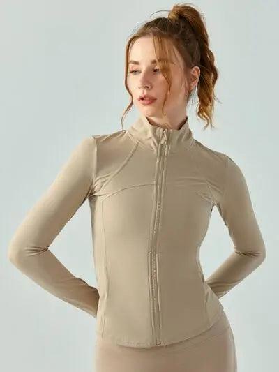 Zip Up Active Outerwear with Pockets - Elena Rae Co.