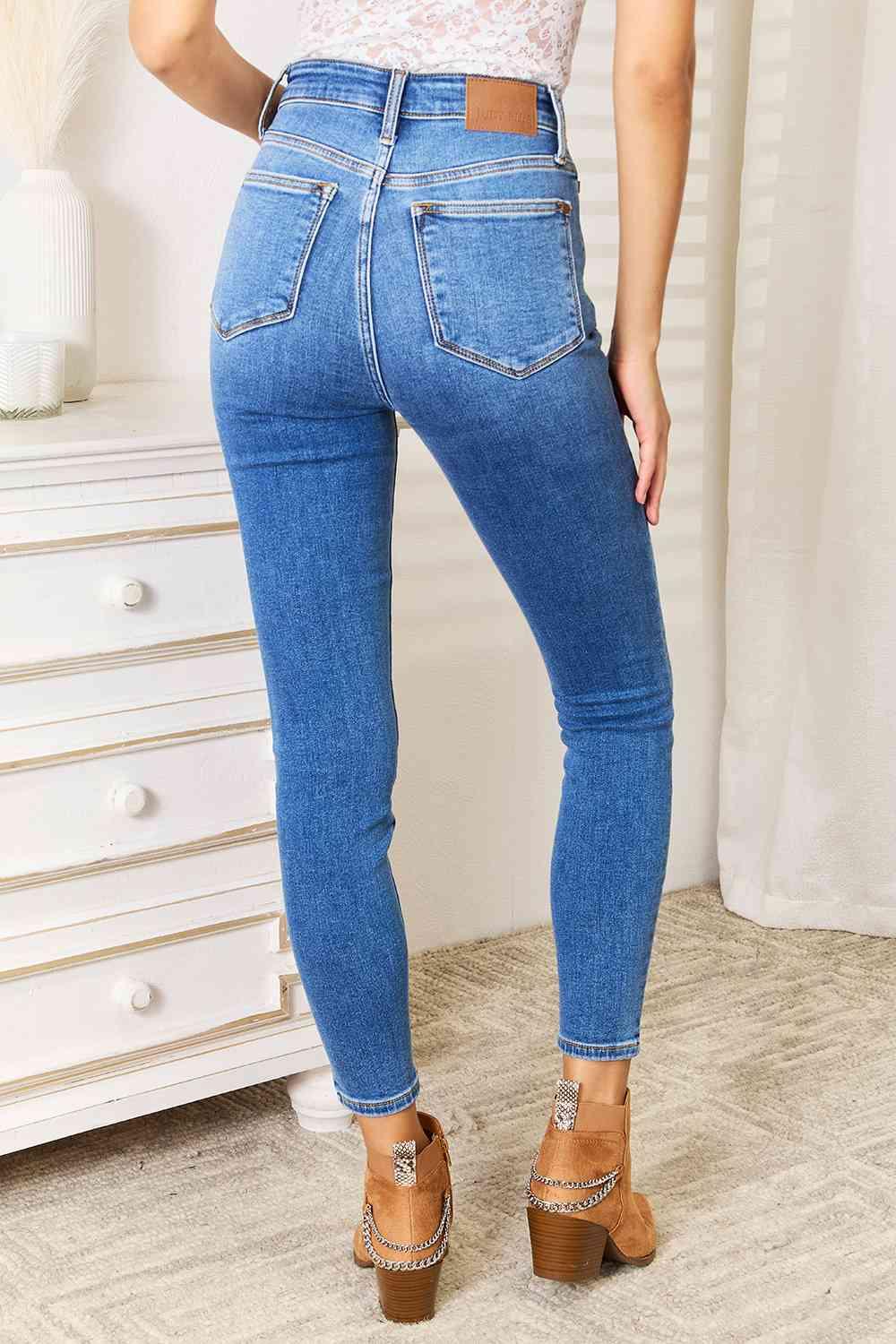 Judy Blue Full Size High Waist Skinny Jeans - Elena Rae Co.