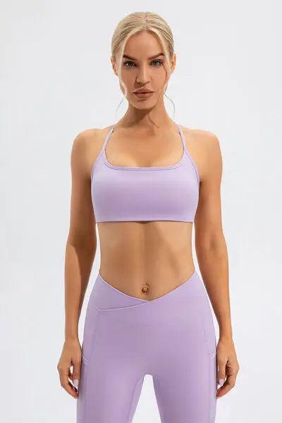 Crisscross Spaghetti Strap Active Cami - Elena Rae Co.