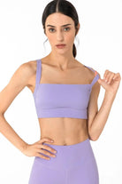 Open Back Pleated Detail Sports Bra - Elena Rae Co.