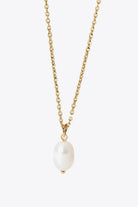 Freshwater Pearl Pendant Necklace - Elena Rae Co.
