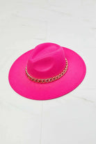 Fame Keep Your Promise Fedora Hat in Pink.