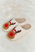 Melody Rudolph Print Plush Slide Slippers - Elena Rae Co.