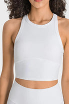 Racerback Cropped Sports Tank - Elena Rae Co.