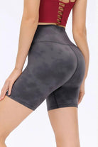 Wide Waistband Sports Shorts - Elena Rae Co.