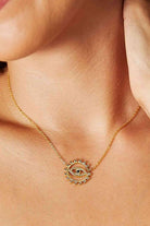 Adored Eye Pendant Necklace - Elena Rae Co.