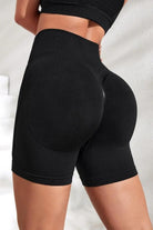 Slim Fit High Waistband Active Shorts - Elena Rae Co.