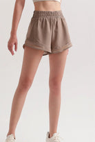 Smocked Waist Sports Shorts - Elena Rae Co.