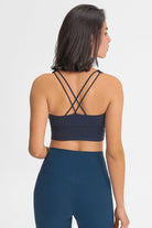 Double-Strap Cross-Back Sports Bra - Elena Rae Co.