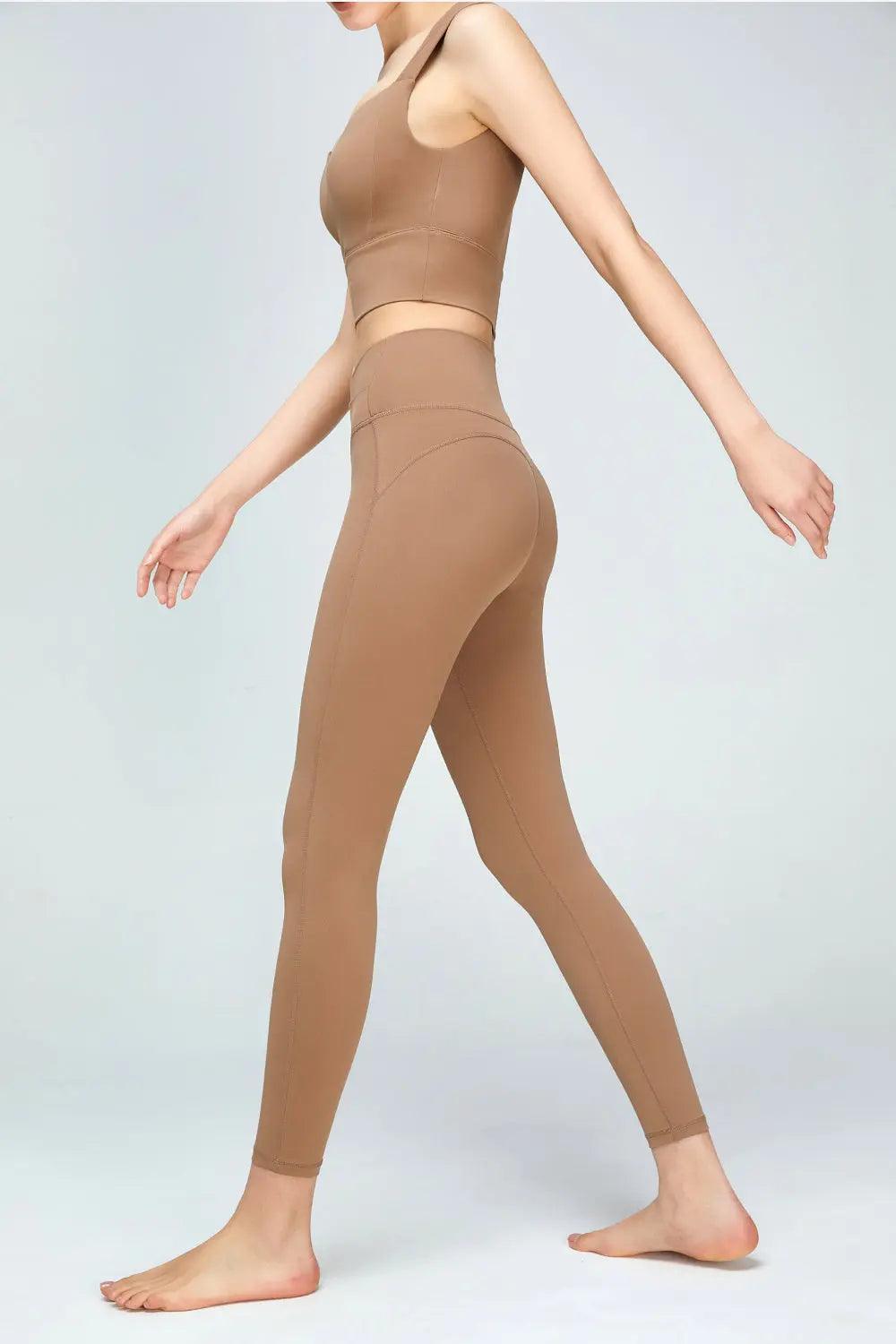 V-Waist Sports Leggings - Elena Rae Co.