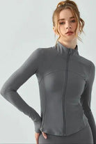 Zip Up Active Outerwear with Pockets - Elena Rae Co.