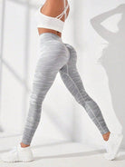 High Waist Slim Fit Long Active Pants - Elena Rae Co.