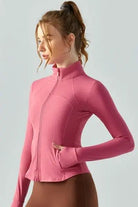 Zip Up Active Outerwear with Pockets - Elena Rae Co.