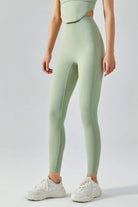 Wide Waistband Active Leggings - Elena Rae Co.