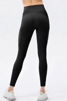 High Waist Slim Fit Long Sports Pants - Elena Rae Co.