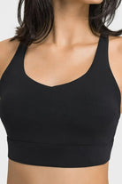 Breathable Crisscross Back Sports Bra - Elena Rae Co.