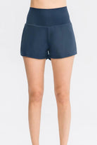 Wide Waistband Sports Shorts with Pockets - Elena Rae Co.