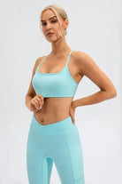 Crisscross Spaghetti Strap Active Cami - Elena Rae Co.