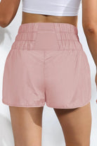 Breathable Smocked Sports Shorts.