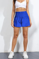 Breathable Smocked Sports Shorts.