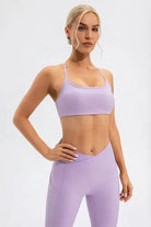 Crisscross Spaghetti Strap Active Cami - Elena Rae Co.