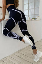 Slim Fit High Waist Long Active Pants - Elena Rae Co.