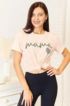 Simply Love MAMA Heart Graphic T-Shirt - Elena Rae Co.