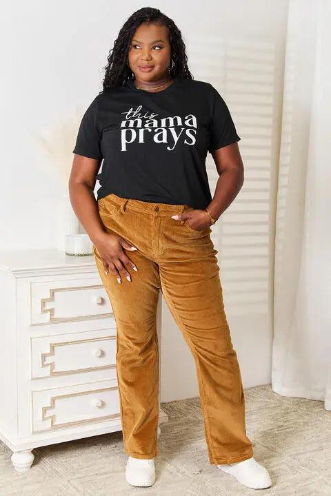 Simply Love THIS MAMA PRAYS Graphic T-Shirt - Elena Rae Co.