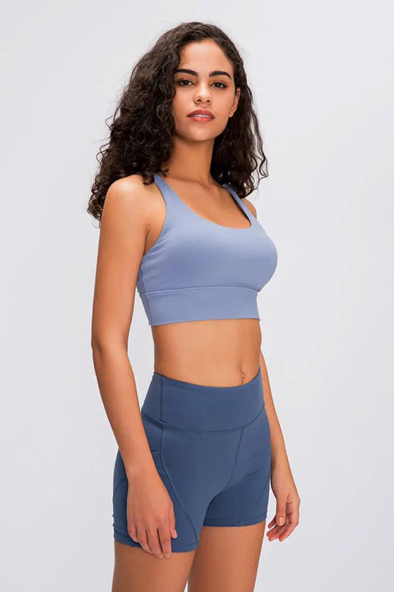 Double X Sports Bra - Basic Colors - Elena Rae Co.