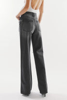 Kancan High Waist Distressed Knee Jeans.