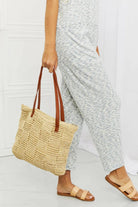 Fame Picnic Date Straw Tote Bag.