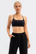 Crisscross Spaghetti Strap Active Cami - Elena Rae Co.