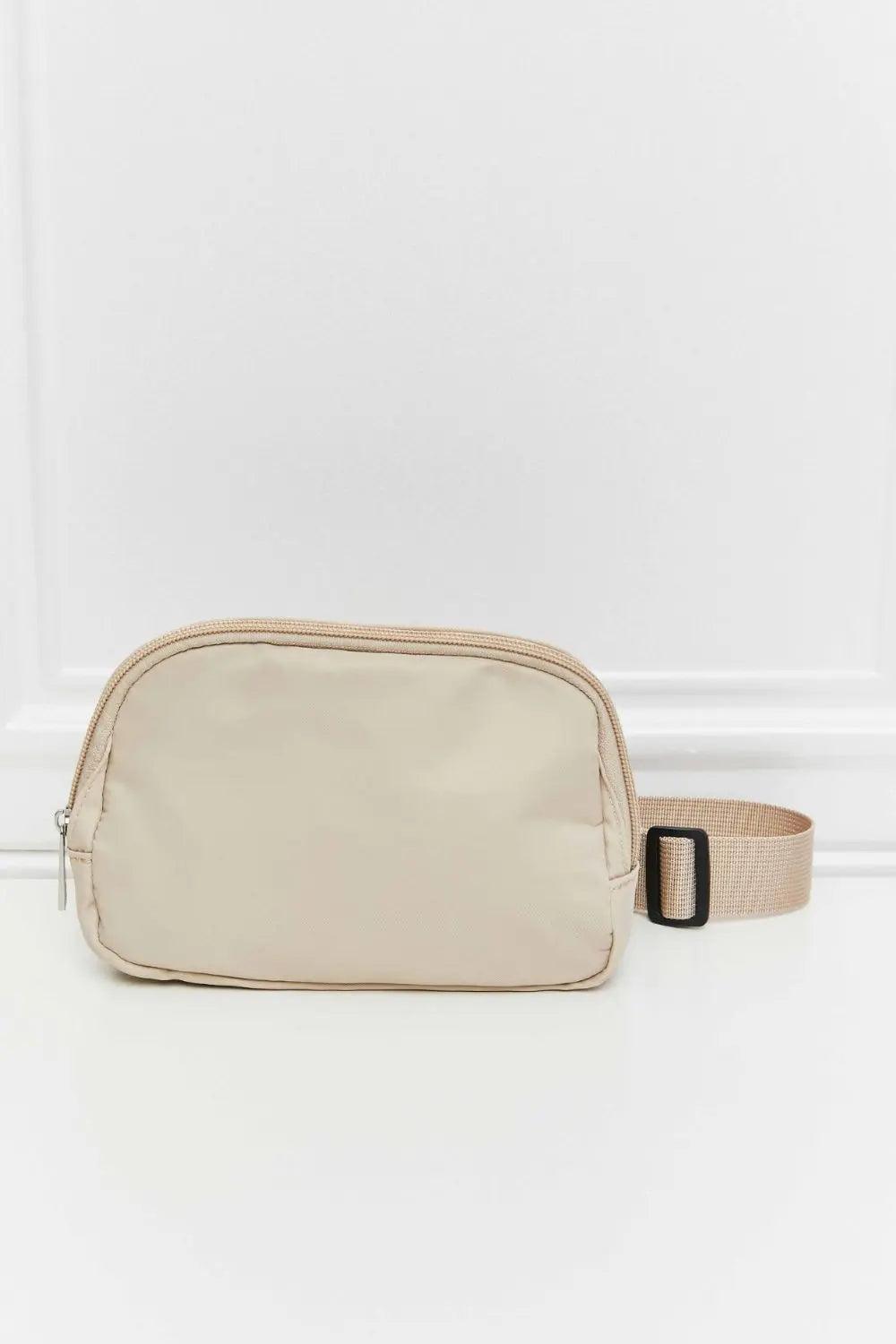 Buckle Zip Closure Fanny Pack - Elena Rae Co.