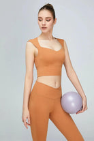 Sweat Absorbing Sleeveless Sports Bra - Elena Rae Co.