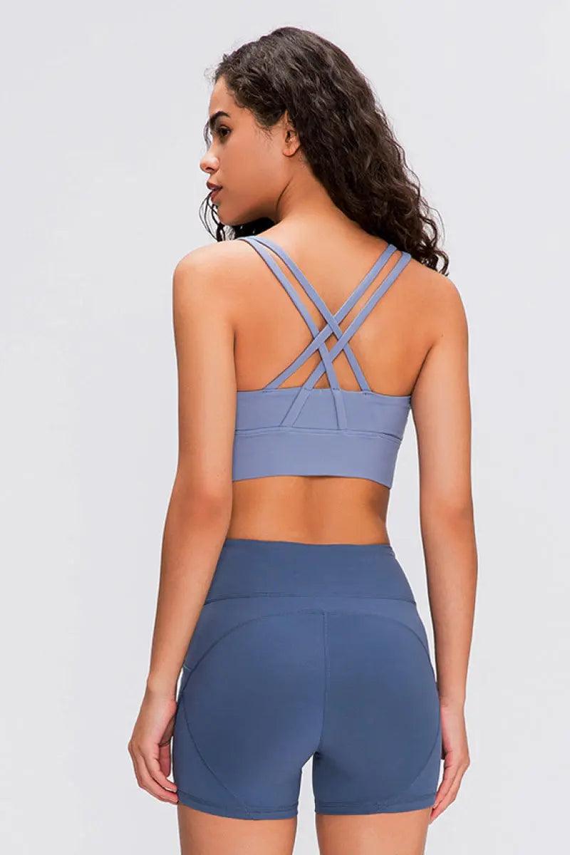 Double X Sports Bra - Basic Colors - Elena Rae Co.