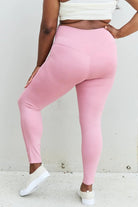 Zenana Fit For You Full Size High Waist Active Leggings in Light Rose - Elena Rae Co.