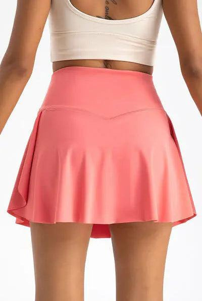 High Waist Active Skirt with Pockets - Elena Rae Co.